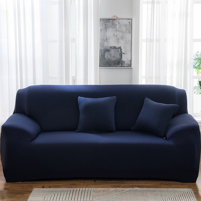 Azul 190cm Trendy Funda para sofà de doble cara BLU OSCURO resistente al agua 